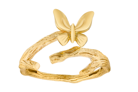 "Butterfly In Nature" Ring, 10kt Yellow Gold.....................NOW