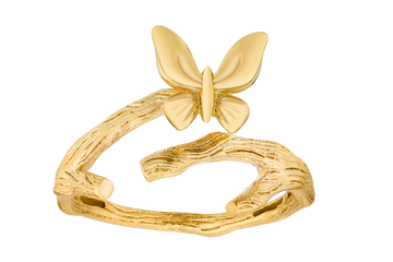 "Butterfly In Nature" Ring, 10kt Yellow Gold.....................NOW - Griffin Jewellery Designs
