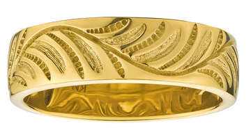 10kt Yellow Gold Pattern Ring.....................NOW - Griffin Jewellery Designs