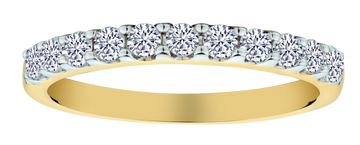 .50 Carat of Lab Grown Diamonds Ring, 10kt Yellow Gold.....................NOW