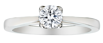 .51 Carat of Lab Grown Diamond Solitaire Engagement Ring, 10kt White Gold.....................NOW - Griffin Jewellery Designs