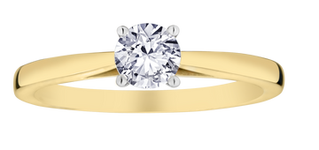 .40+ Carat Of Lab Grown Diamond "Brilliant" Cut Ring, 10kt Yellow Gold.....................NOW - Griffin Jewellery Designs