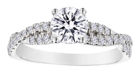 1.00+ Carat of Lab Grown Diamonds Engagement Ring, 10kt White Gold.....................NOW - Griffin Jewellery Designs