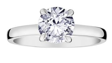 1.47 Carat Of Lab Grown Diamond Hidden Halo Engagement Ring, 14kt White Gold.....................NOW - Griffin Jewellery Designs