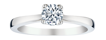 .51 Carat of Lab Grown Diamond Solitaire Engagement Ring, 10kt White Gold.....................NOW