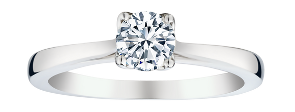.51 Carat of Lab Grown Diamond Solitaire Engagement Ring, 10kt White Gold.....................NOW