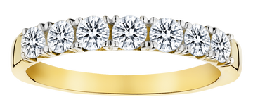 .75 Carat of Lab Grown Diamonds Band Ring, 10kt Yellow Gold.....................NOW - Griffin Jewellery Designs