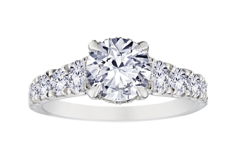2.70 Carat Of Lab Grown Diamonds Ring, 10kt White Gold.....................NOW - Griffin Jewellery Designs