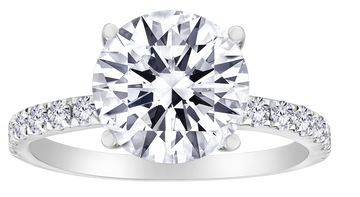 3.38+ Carat Of Lab Grown Diamonds Ring, 14kt White Gold.....................NOW - Griffin Jewellery Designs