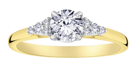 .62+ Carat Of Lab Grown Diamonds Ring, 10kt Yellow Gold.....................NOW