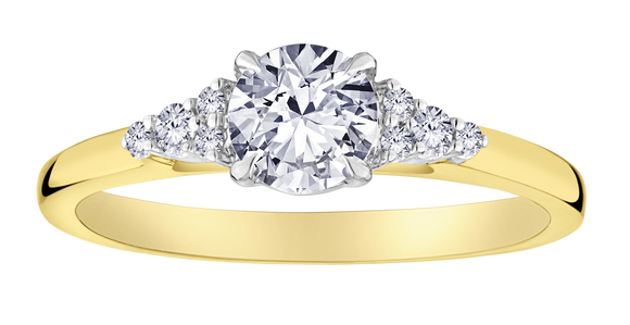 .62+ Carat Of Lab Grown Diamonds Ring, 10kt Yellow Gold.....................NOW