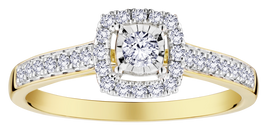 .40+ Carat Of Lab Grown Diamonds Ring, 10kt Yellow Gold.....................NOW