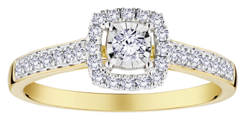 .40+ Carat Of Lab Grown Diamonds Ring, 10kt Yellow Gold.....................NOW - Griffin Jewellery Designs