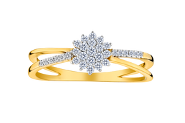 .20 Carat Of Lab Grown Diamonds Ring, 10kt Yellow Gold.....................NOW