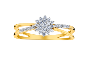 .20 Carat Of Lab Grown Diamonds Ring, 10kt Yellow Gold.....................NOW