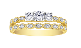 .50 Carat of Lab Grown Diamonds Ring, 10kt Yellow Gold.....................NOW