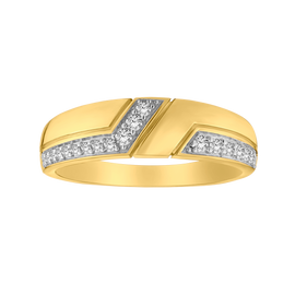.16 Carat Of Lab Grown Diamonds Ring, 10kt Yellow Gold.....................NOW