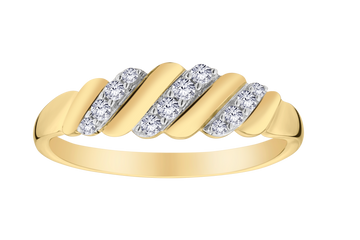 .16 Carat Of Lab Grown Diamonds Ring, 10kt Yellow Gold.....................NOW - Griffin Jewellery Designs