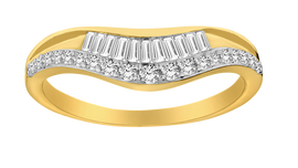 .33 Carat Of Lab Grown Diamonds Ring, 10kt Yellow Gold.....................NOW