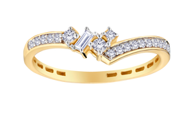 .20 Carat Of Lab Grown Diamonds Ring, 10kt Yellow Gold.....................NOW