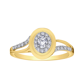 .27 Carats Of Lab Grown Diamond Ring, 10kt Yellow Gold.....................NOW