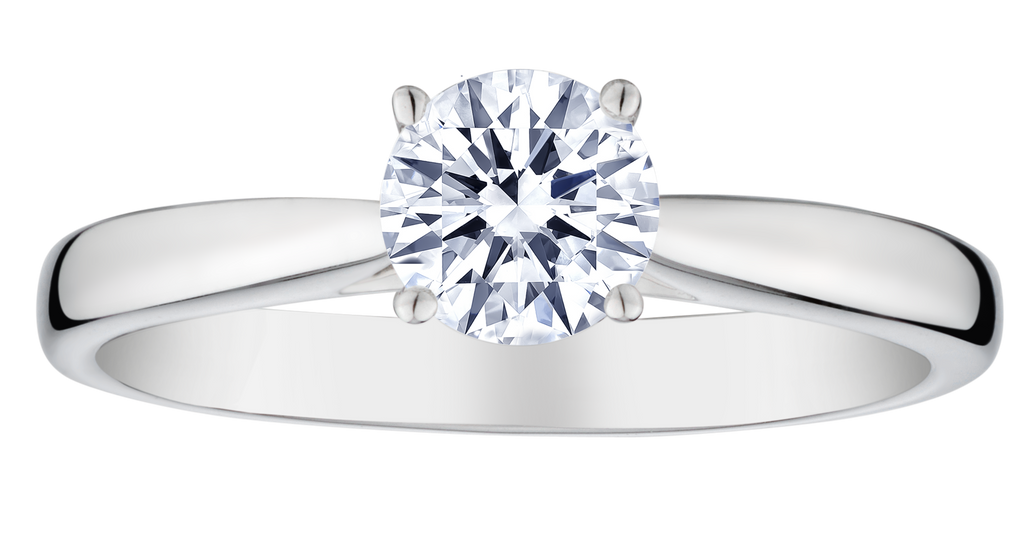 .75 Carat Of Lab Grown Diamond "Brilliant" Cut Ring, 14kt White Gold.....................NOW