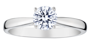 .75 Carat Of Lab Grown Diamond "Brilliant" Cut Ring, 14kt White Gold.....................NOW - Griffin Jewellery Designs