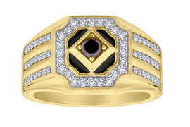 .79 Carat of Diamonds Gentleman's Ring, 10kt Yellow Gold.....................NOW