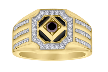 .79 Carat of Diamonds Gentleman's Ring, 10kt Yellow Gold.....................NOW