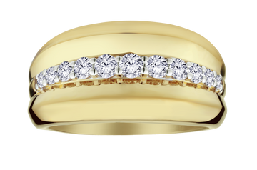 .50 Carat Of Lab Grown Diamonds Ring, 10kt Yellow Gold.....................NOW