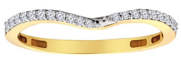 .13 Carat of Lab Grown Diamonds Ring, 10kt Yellow Gold.....................NOW