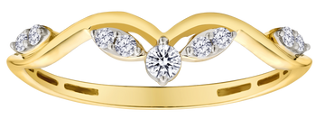 .13 Carat of Lab Grown Diamonds Ring, 10kt Yellow Gold.....................NOW - Griffin Jewellery Designs