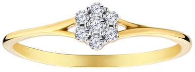 .10 Carat Of Lab Grown Diamonds Ring.10kt Yellow Gold.....................NOW