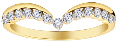 .25 Carat of Lab Grown Diamonds Ring, 10kt Yellow Gold.....................NOW