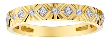 .13 Carat of Lab Grown Diamonds Ring, 10kt Yellow Gold.....................NOW - Griffin Jewellery Designs
