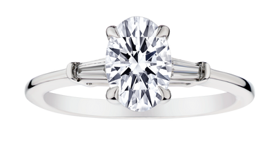 1.15 Carat of Lab Grown Diamonds "Oval" Cut Ring, 10kt White Gold.....................NOW