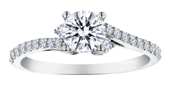 .72 Carat of Lab Grown Diamonds "Brilliant" Cut Ring, 10kt White Gold.....................NOW - Griffin Jewellery Designs