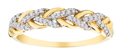 .10 Carat Lab Grown Diamond "Love Weave" Ring, 10kt Yellow Gold.....................NOW - Griffin Jewellery Designs