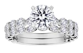 2.00 Carat Lab Grown Diamond Engagement Ring Set, 10kt White Gold.....................NOW - Griffin Jewellery Designs