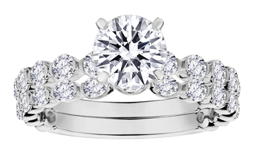 2.00 Carat Lab Grown Diamond Engagement Ring Set, 10kt White Gold.....................NOW - Griffin Jewellery Designs