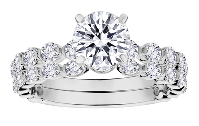2.00 Carat Lab Grown Diamond Engagement Ring Set, 10kt White Gold.....................NOW - Griffin Jewellery Designs