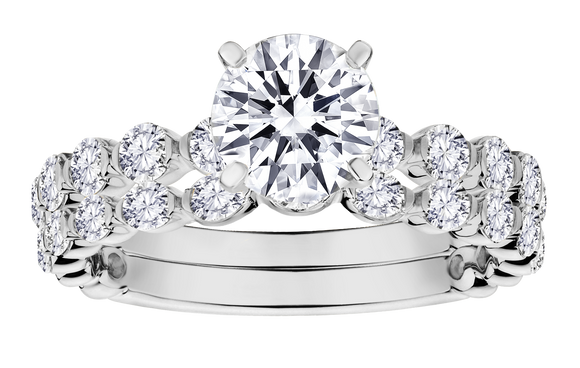 2.00 Carat Lab Grown Diamond Engagement Ring Set, 10kt White Gold.....................NOW - Griffin Jewellery Designs