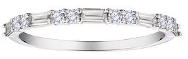.33 Carat Lab Grown Diamond Band, 10kt White Gold.....................NOW - Griffin Jewellery Designs