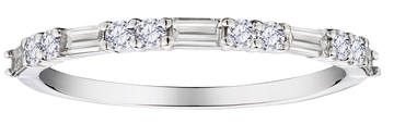 .33 Carat Lab Grown Diamond Band, 10kt White Gold.....................NOW - Griffin Jewellery Designs
