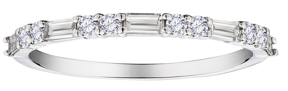 .33 Carat Lab Grown Diamond Band, 10kt White Gold.....................NOW - Griffin Jewellery Designs