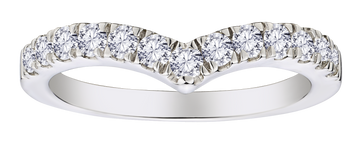 .50 Carat Lab Grown Diamond "Chevron" Ring, 14kt White Gold.....................NOW - Griffin Jewellery Designs