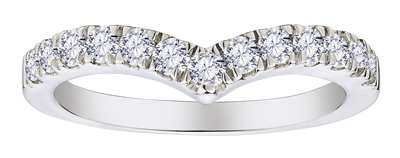 .50 Carat Lab Grown Diamond "Chevron" Ring, 14kt White Gold.....................NOW - Griffin Jewellery Designs