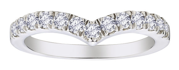 .50 Carat Lab Grown Diamond "Chevron" Ring, 14kt White Gold.....................NOW - Griffin Jewellery Designs