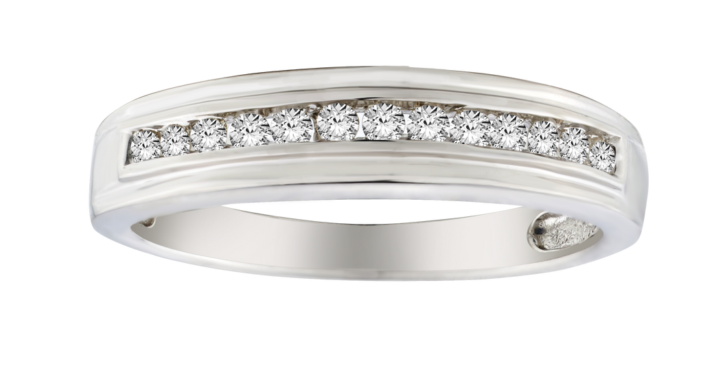 .20 Carat of Diamonds Ring Band, Silver.....................NOW