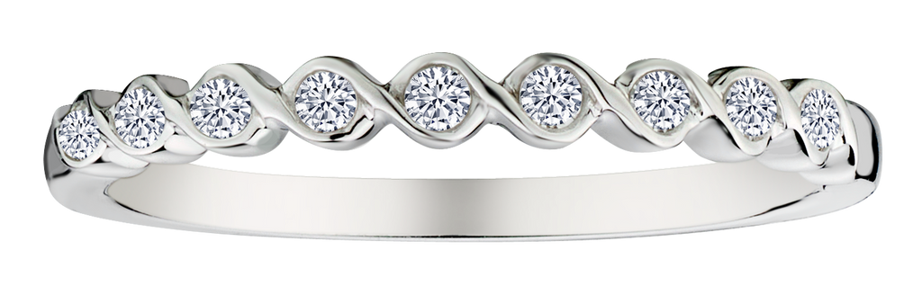 .12 Carat of Diamonds Ring, Silver.....................NOW